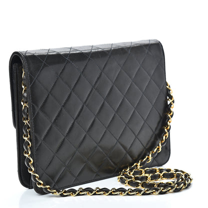 Chanel Lambskin Quilted Small Single Flap Bag Black 3 of 15