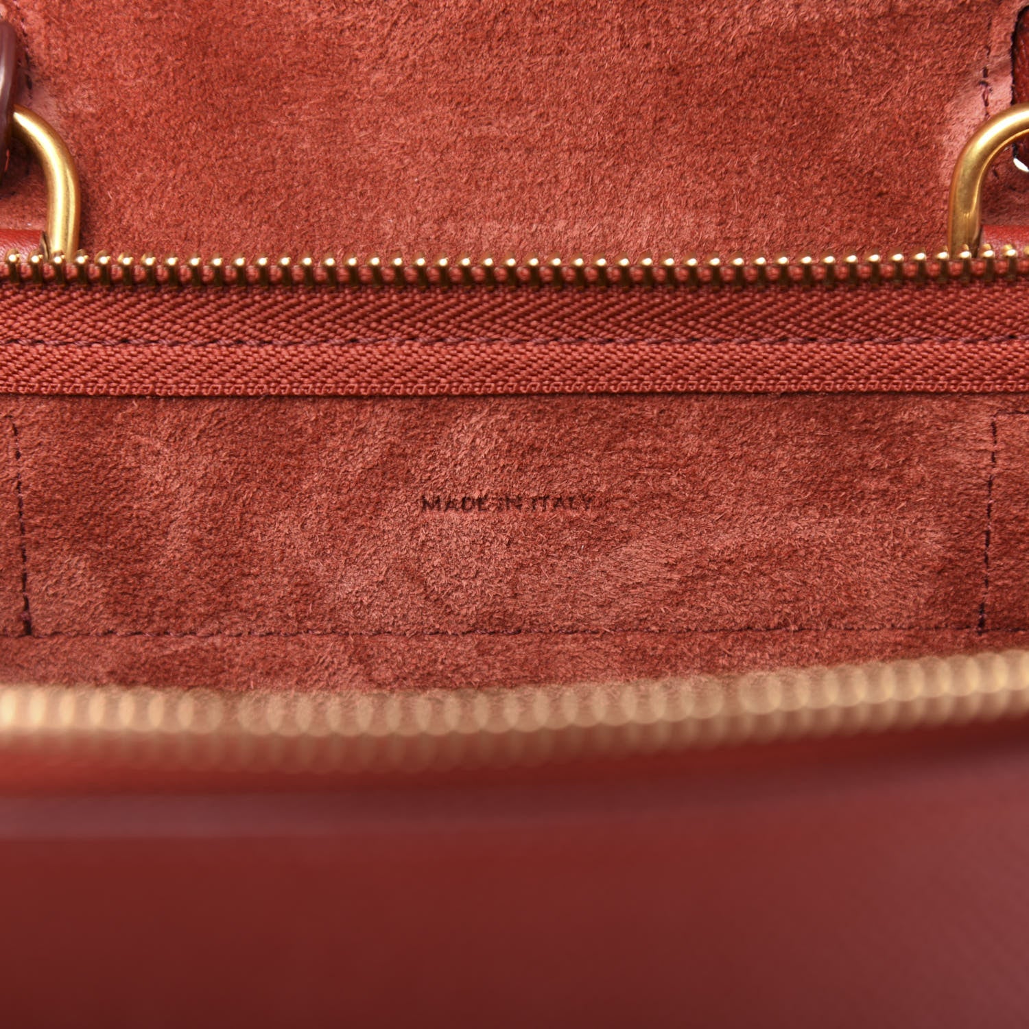 Celine Grained Calfskin Nano Belt Bag Ruby 8 of 9
