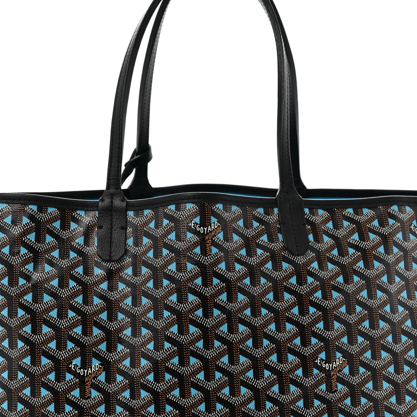 Goyardine Saint Louis Claire Voie PM Black Blue