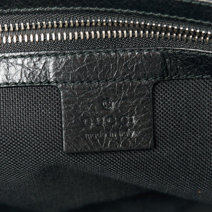 Gucci Fluffy Calfskin Morpheus Zip Pouch Black 6 of 12