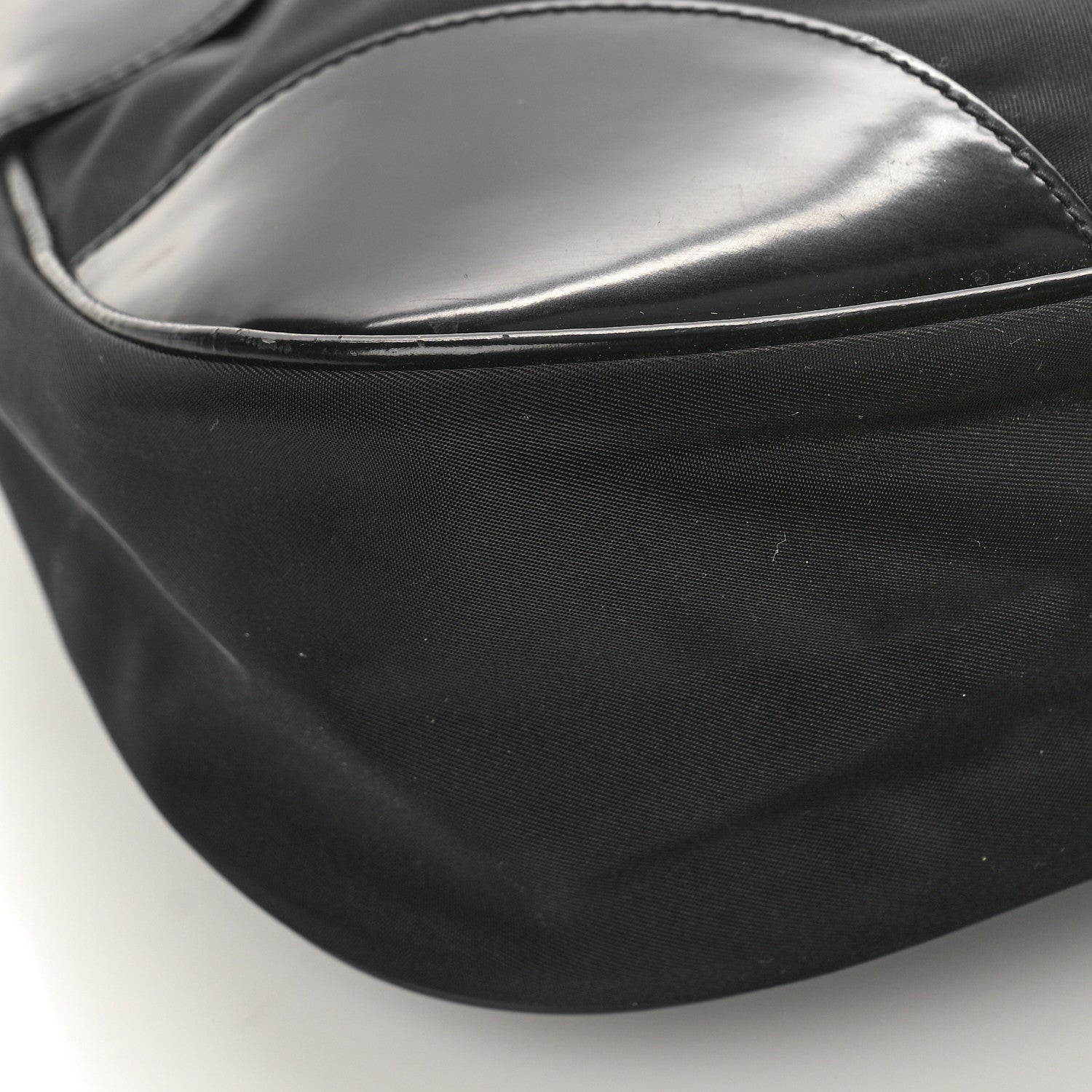 Prada Tessuto Nylon Vitello Hobo Black 7 of 9