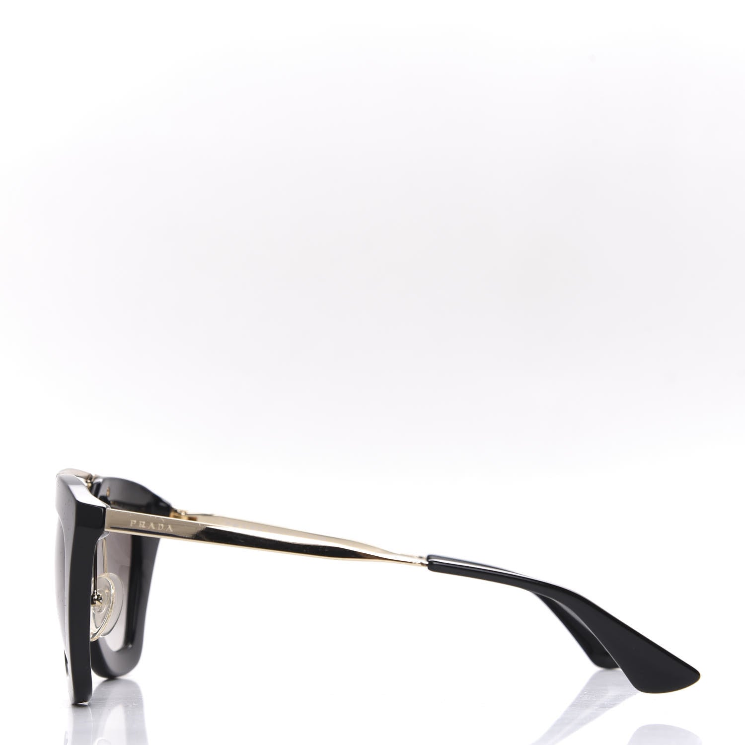 Prada Acetate Cinema Sunglasses SPR 09Q Black 3 of 9