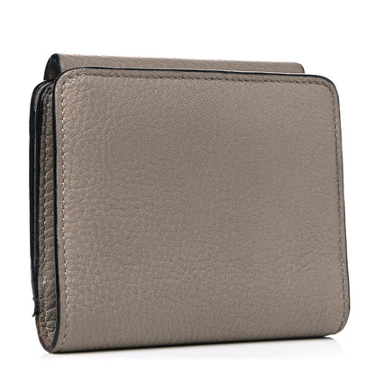 Chloe Grained Lambskin Drew Square Wallet Motty Grey 3 of 18