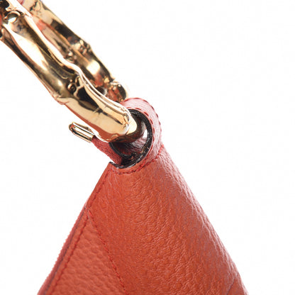Gucci Calfskin Bamboo Ring Hobo Orange 14 of 14