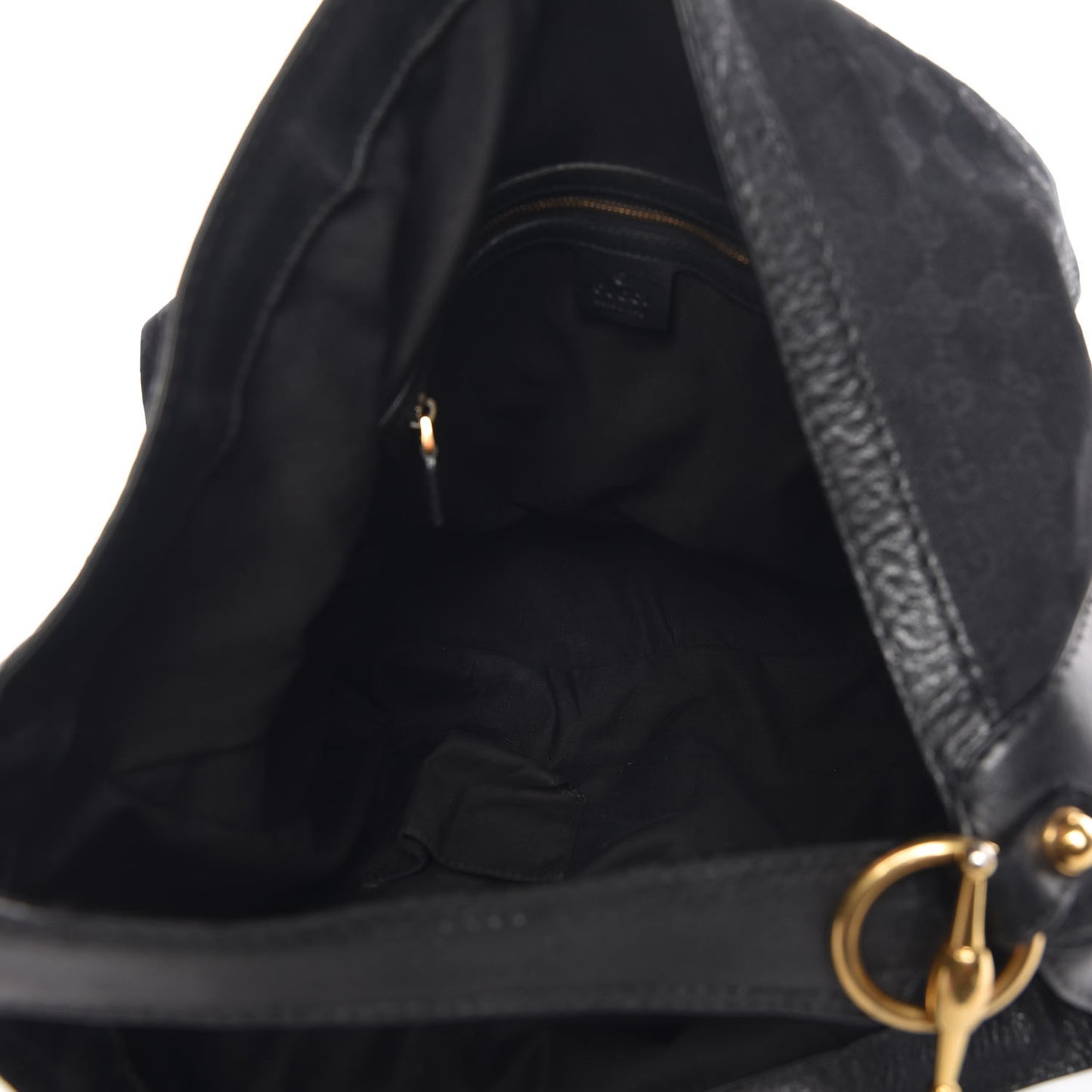 Monogram Large Jockey Hobo Black