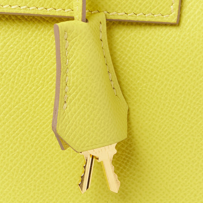 Hermes Epsom Kelly Sellier 28 Lime 31 of 33
