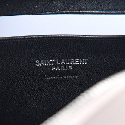 Saint Laurent Grain De Poudre Matelasse Monogram Mini Lou Camera Bag Marble Pink 5 of 10