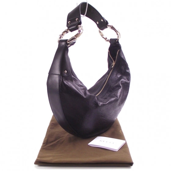 Guccissima Bamboo Ring Hobo