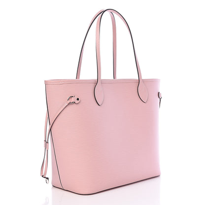 Louis Vuitton Epi Neverfull MM Rose Ballerine 3 of 10