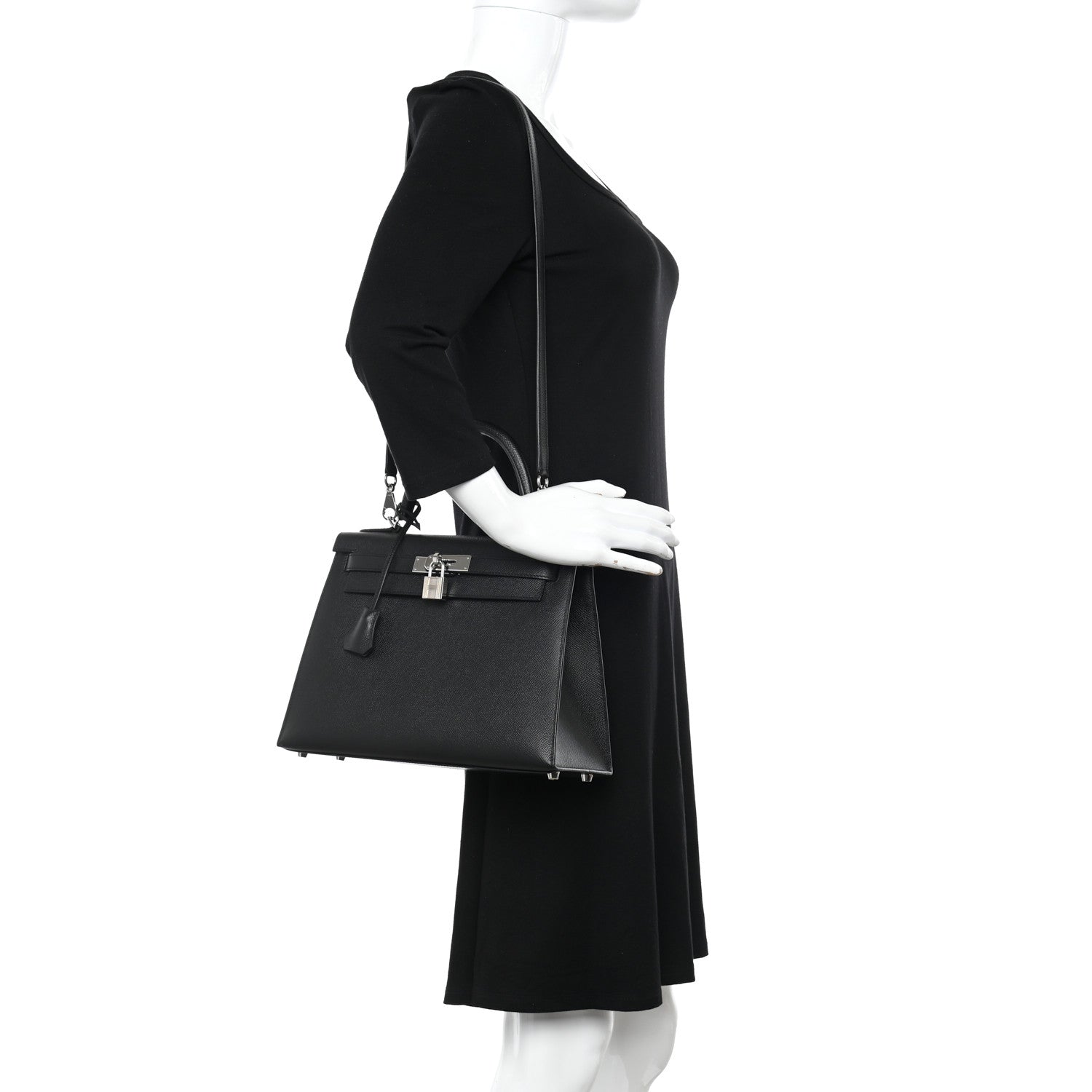 Hermes Epsom Kelly Sellier 28 Black 2 of 19