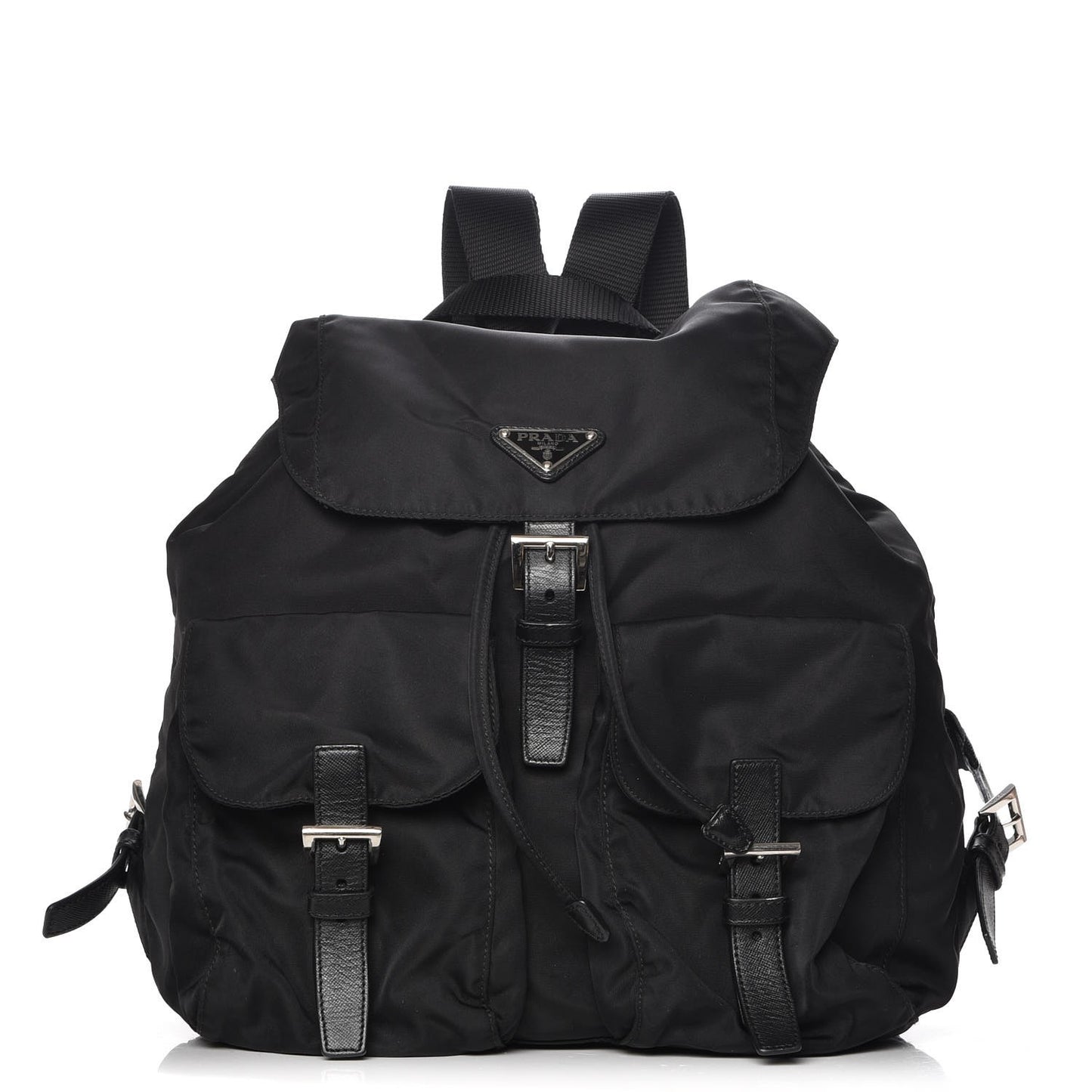 Nylon Vela Medium Backpack Black