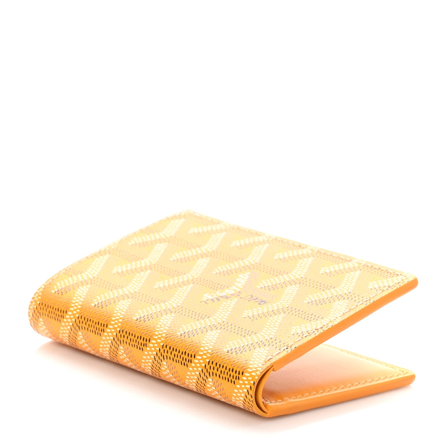 Goyard Goyardine Saint Pierre Card Holder Yellow 4 of 7