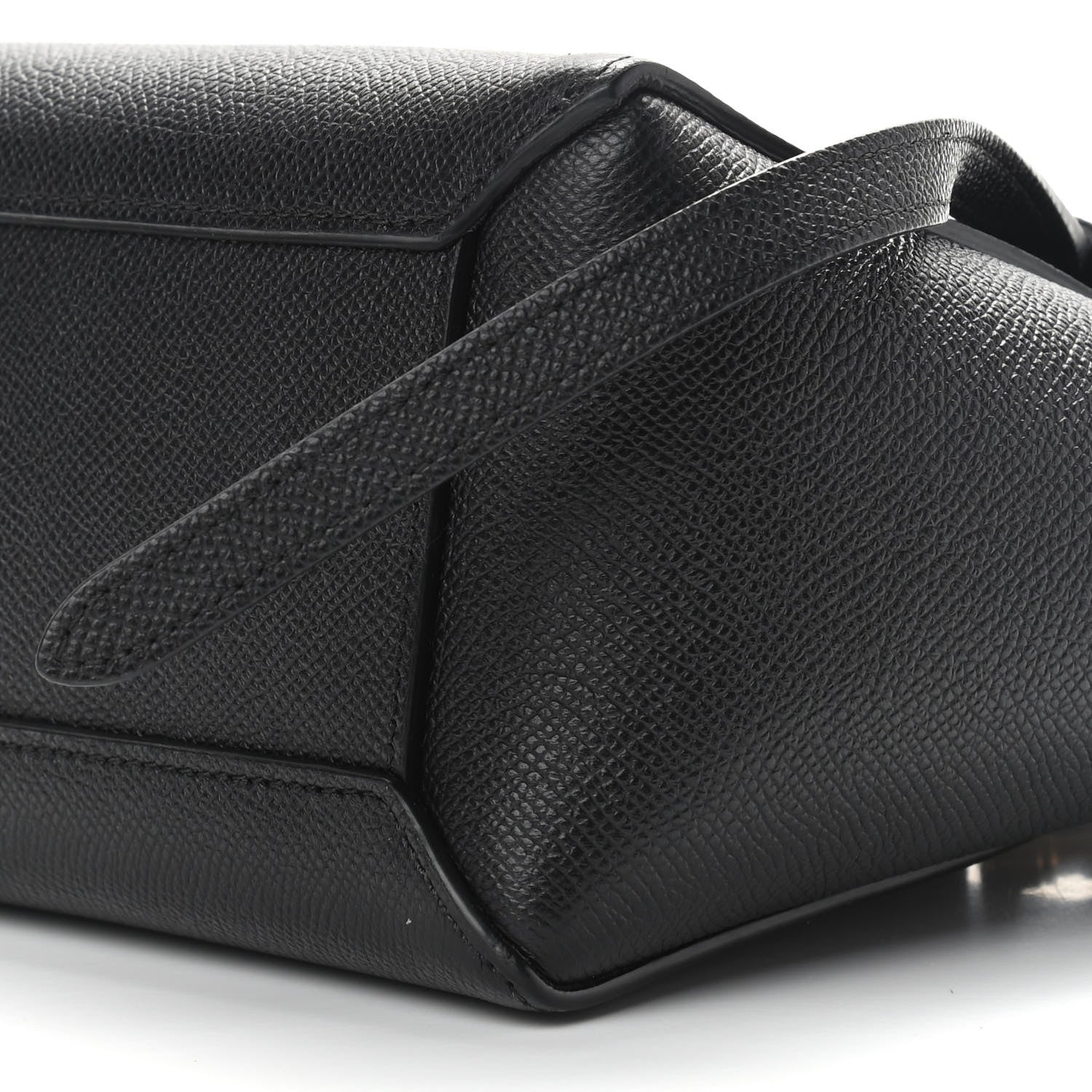 Celine Grained Calfskin Nano Belt Bag Black 9 of 10