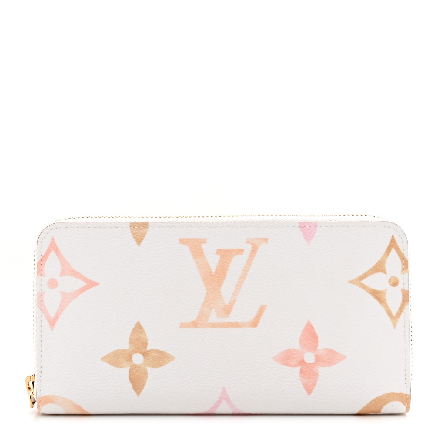 Monogram Giant By The Pool Zippy Wallet Resort Beige