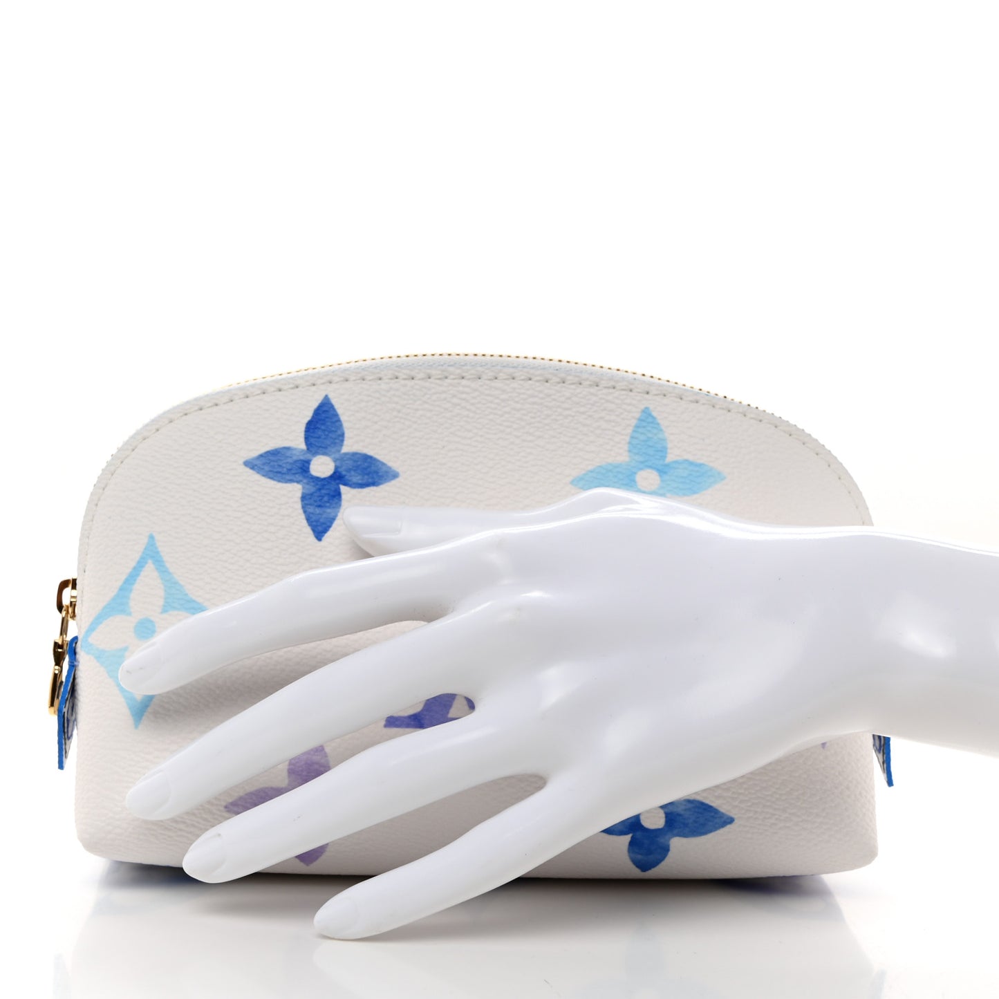 Monogram Giant By The Pool Cosmetic Pouch PM Blue