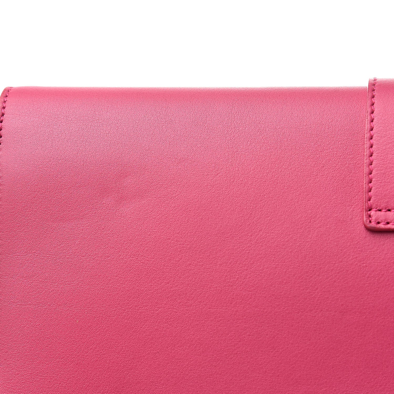 Saint Laurent Calfskin Classic Y Ligne Clutch Fuchsia 9 of 9