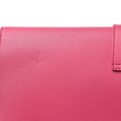 Saint Laurent Calfskin Classic Y Ligne Clutch Fuchsia 9 of 9