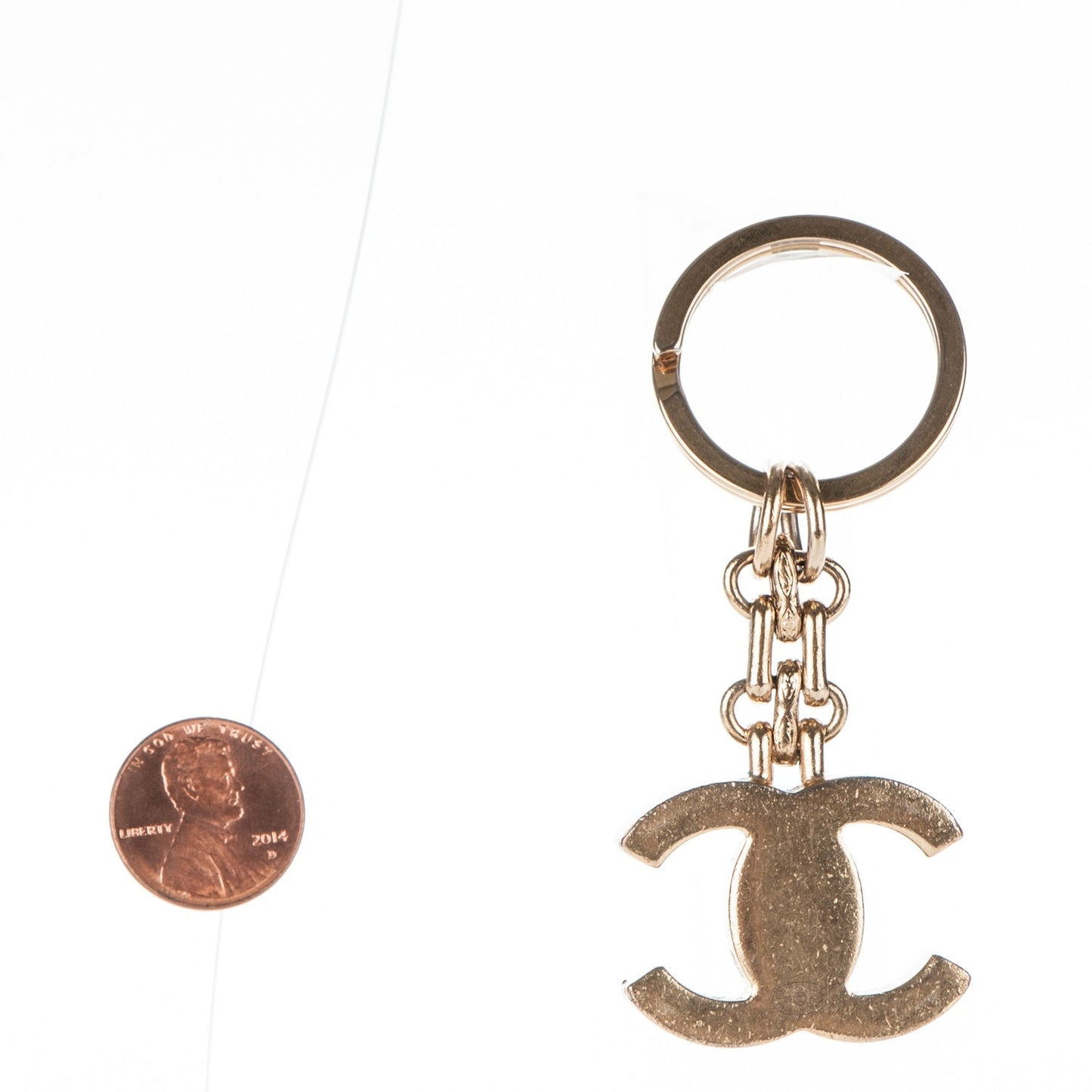 CC Turnlock Key Chain Gold
