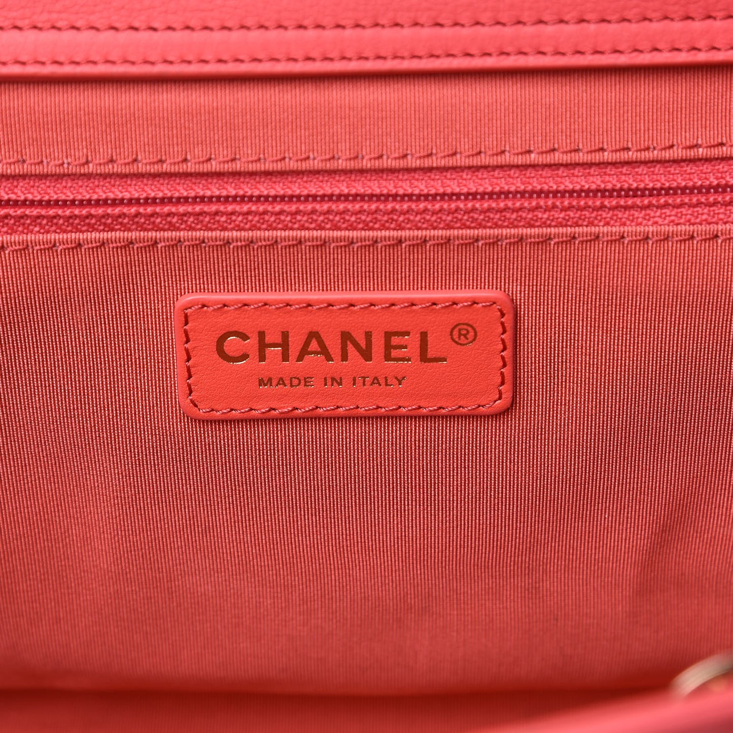 Bullskin Stitched Small Shopping Tote Pink