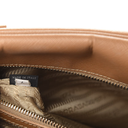Prada Saffiano Bauletto Caramel 18 of 20