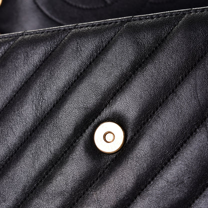 Chanel Lambskin Quilted Jumbo Coco Vintage Flap Black 13 of 15