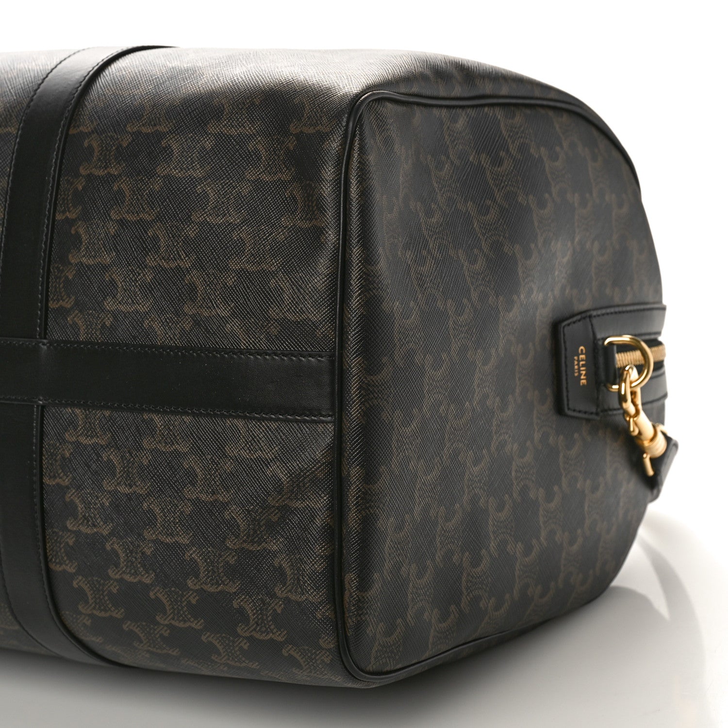 Celine Triomphe Canvas Medium Travel Duffle Black 6 of 7