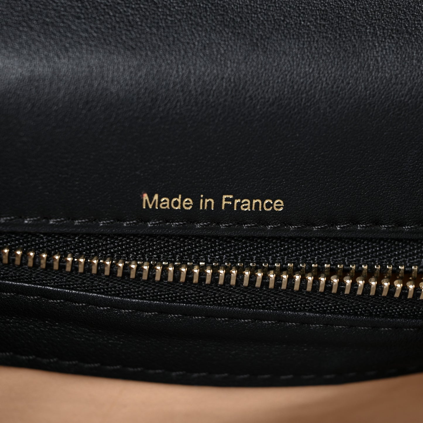 Calfskin MM Tempete Satchel Black