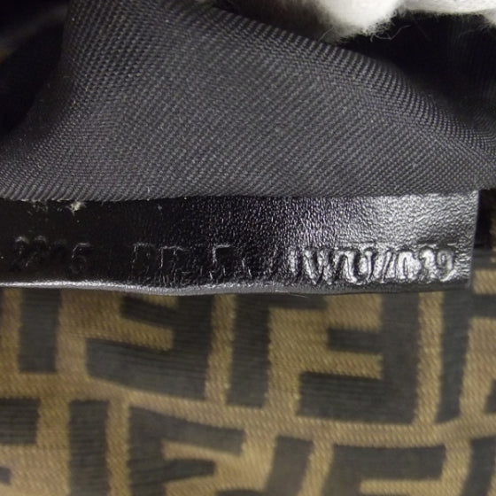 Fendi Zucca Chef Shoulder Bag Tobacco 11 of 11