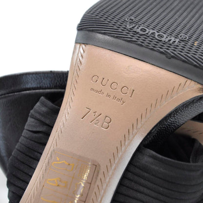 Gucci Plisse Stretch Heels 7.5 Black 7 of 7