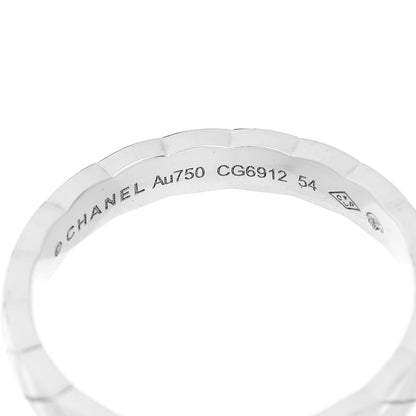 Chanel 18K White Gold Mini Coco Crush Ring 54 6.75 4 of 5