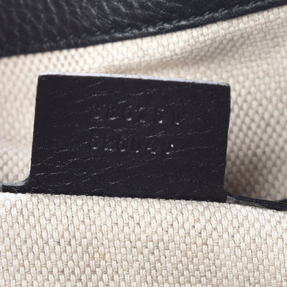 Gucci Pebbled Calfskin Small Soho Shoulder Bag Black 10 of 12