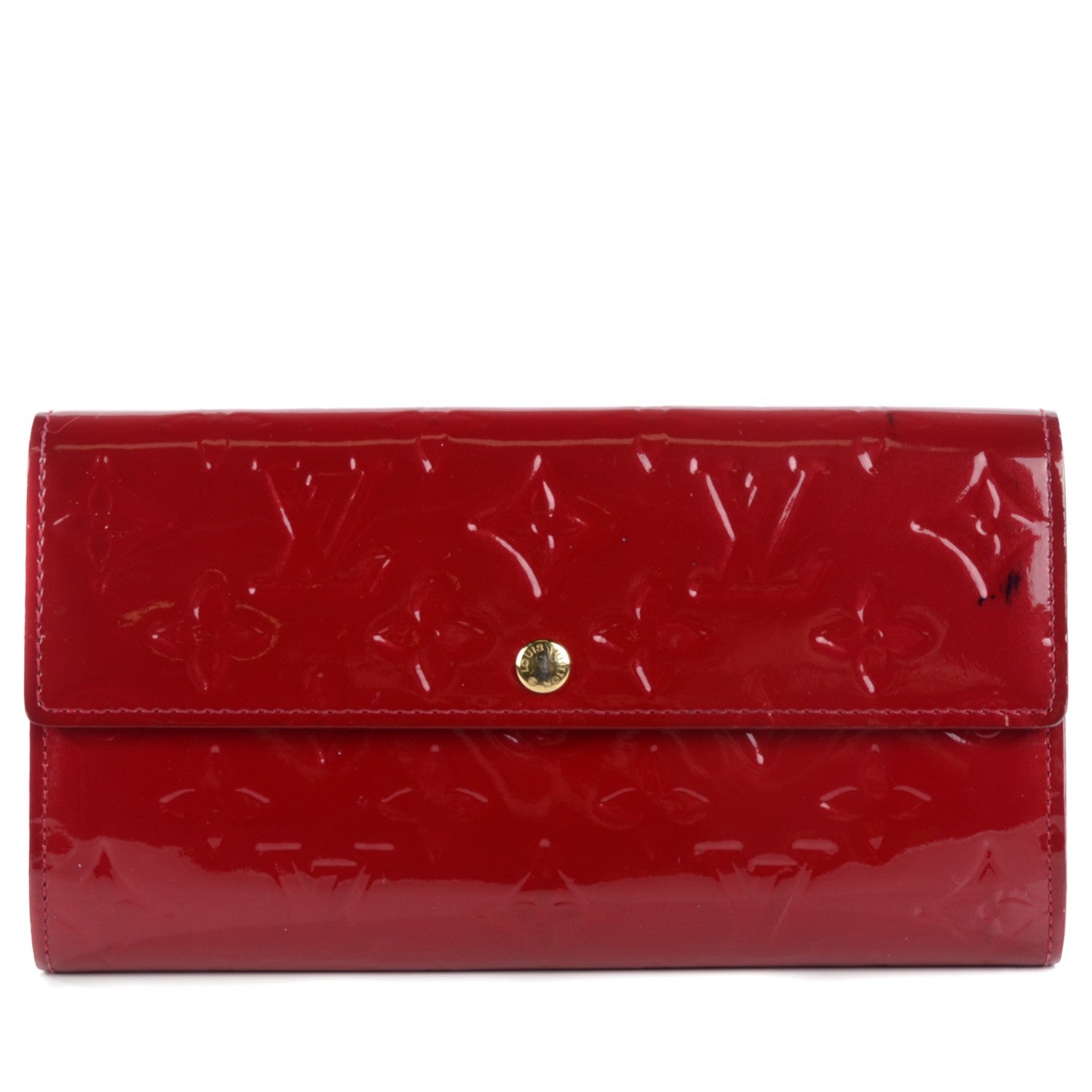 Louis Vuitton Vernis Sarah Wallet Pomme D'Amour 1 of 7