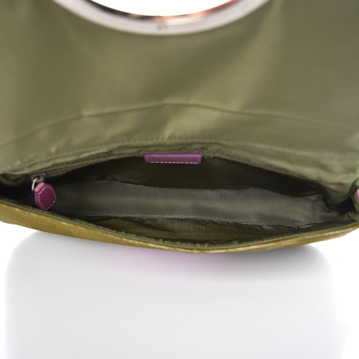 Python Pony Hair Malice Flap Green