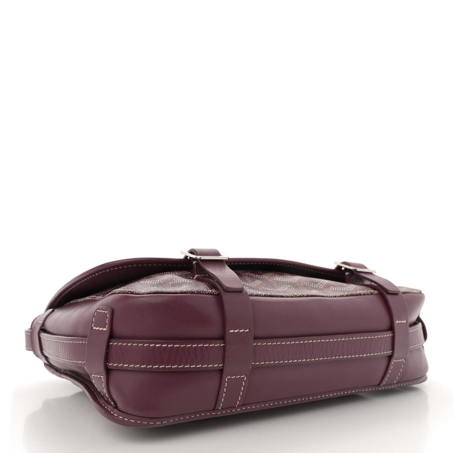 Goyard Goyardine Belvedere PM Messenger Bag Burgundy 4 of 10