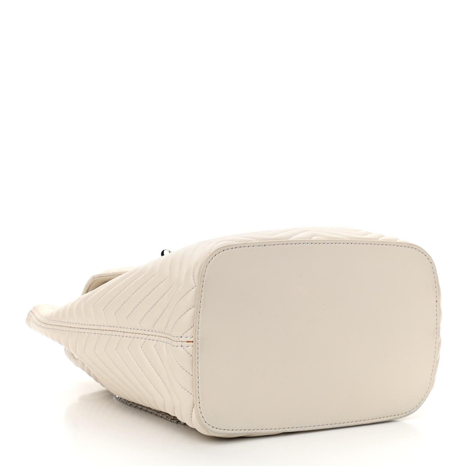 Bulgari Calfskin Quilted Serpenti Forever Backpack White 4 of 11