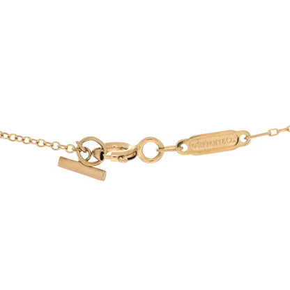 Tiffany 18K Rose Gold Small T Smile Pendant Necklace 4 of 5