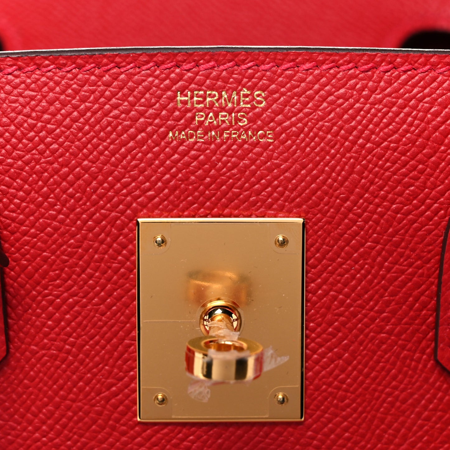 Epsom Birkin 30 Rouge Casaque