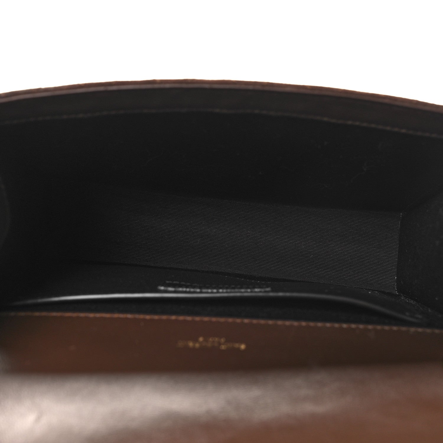 Saint Laurent Suede Mixed Matelasse Triquilt Medium Monogram Envelope Satchel Bark Brown 5 of 9