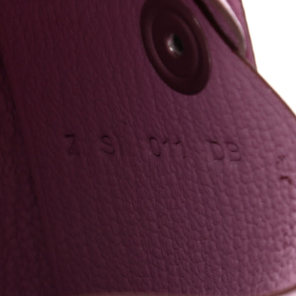 Hermes Chevre Mysore Calvi Card Case Mauve Sylvestre 6 of 6