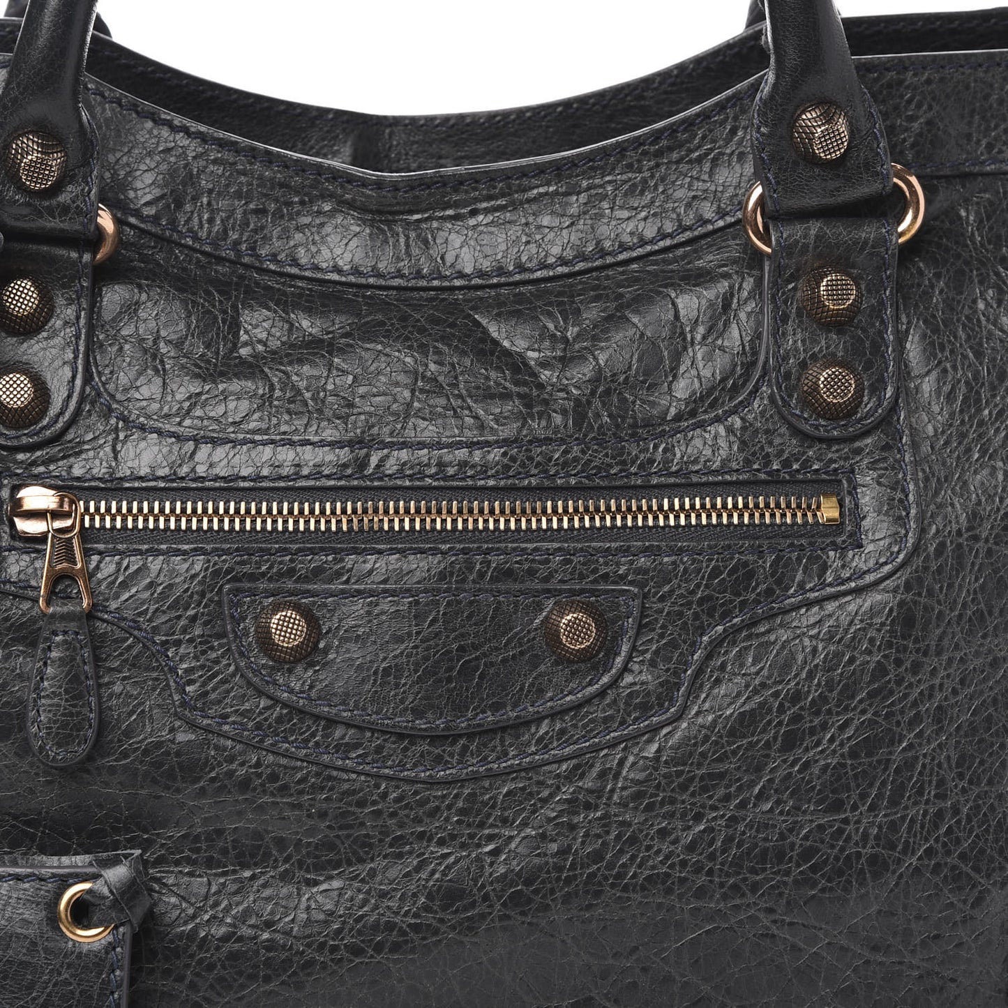 Agneau Giant 12 Rose Gold Hardware City Anthracite