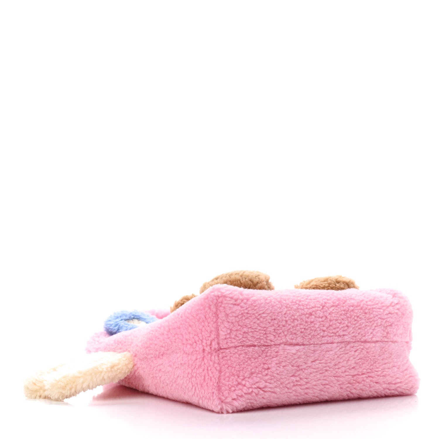 Gucci Faux Fur Childrens Flying Bear Tote Pink 4 of 9