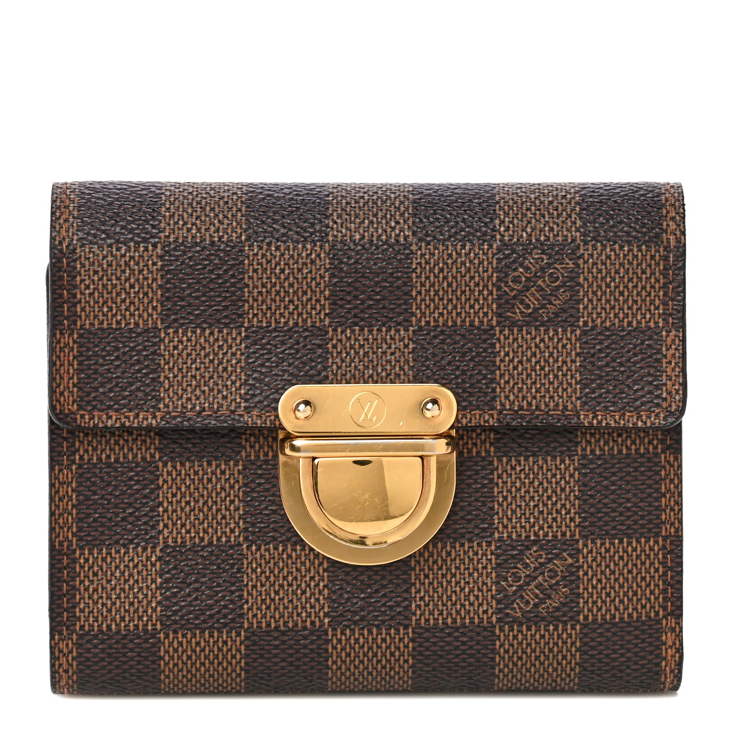 Louis Vuitton Damier Ebene Koala Compact Wallet 1 of 13