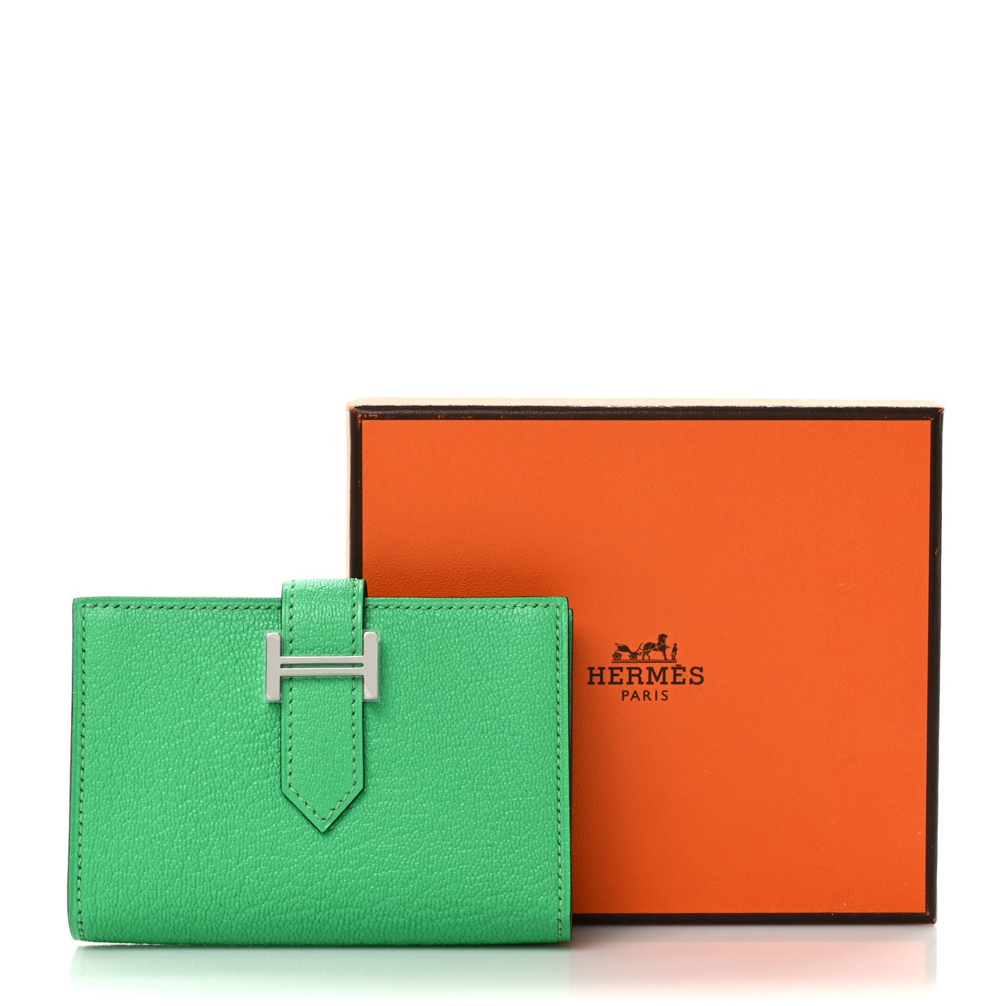 Chevre Mysore Bearn Card Holder Wallet Vert Comics