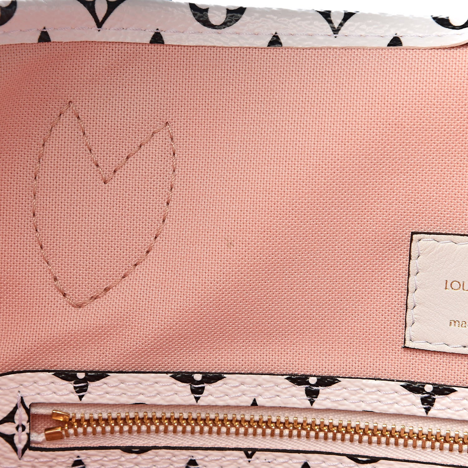 Louis Vuitton Monogram Giant Neverfull MM Rouge 8 of 11