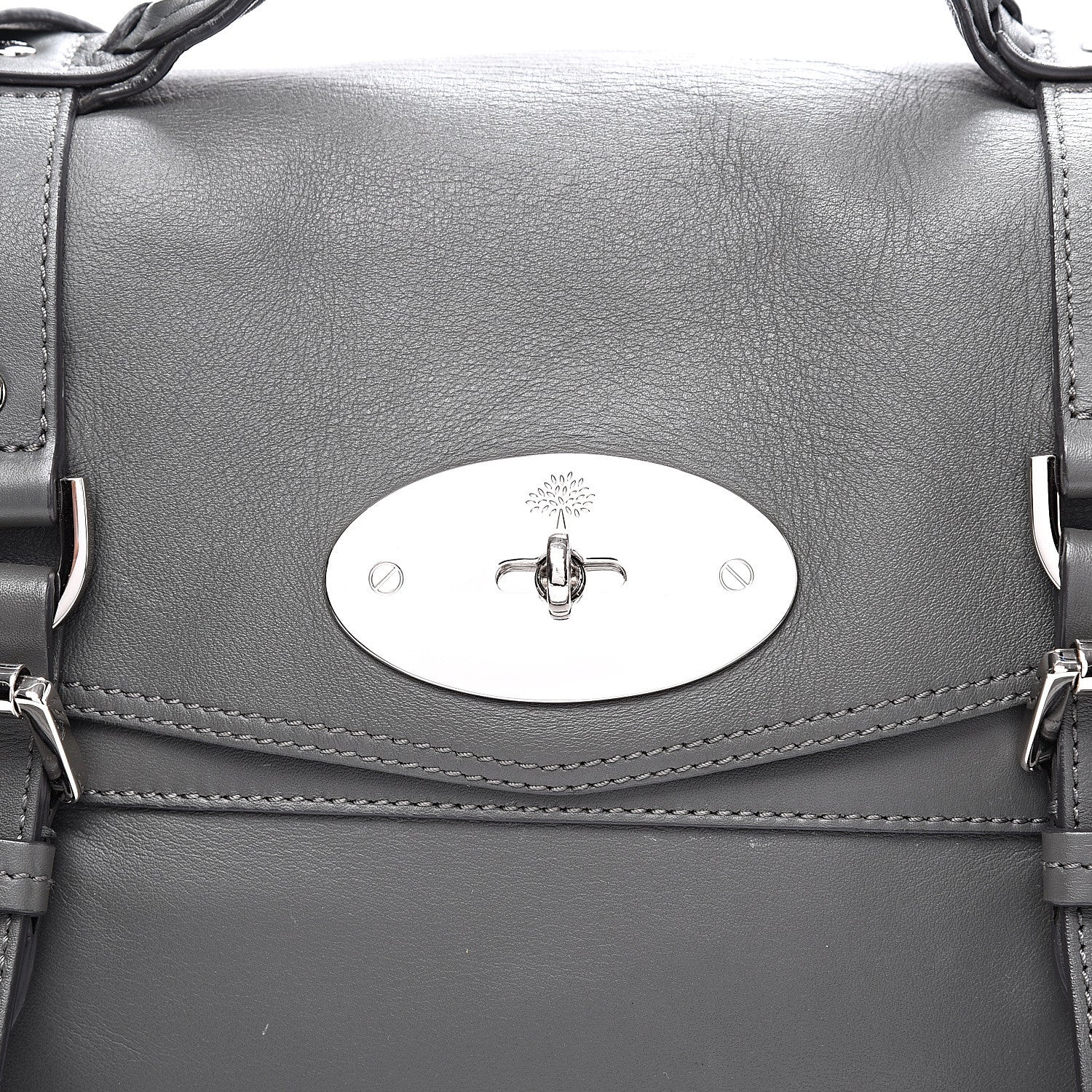 Mulberry Smooth Calfskin Medium Alexa Pavement Grey 13 of 13