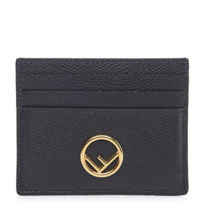 Fendi Vitello Cruise F is Fendi Card Holder Black 1 of 7