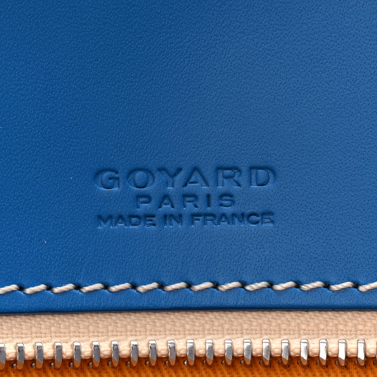 Goyardine Ambassade MM Briefcase Sky Blue