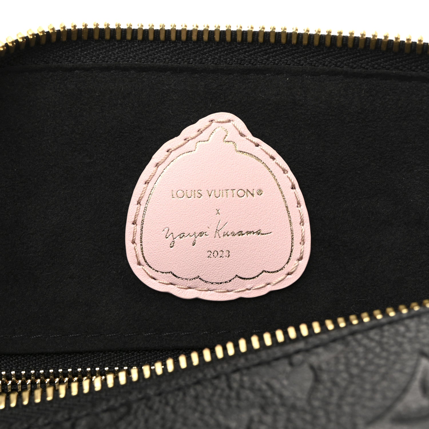 Louis Vuitton LV X YK Empreinte Speedy Bandouliere 25 Black 6 of 11