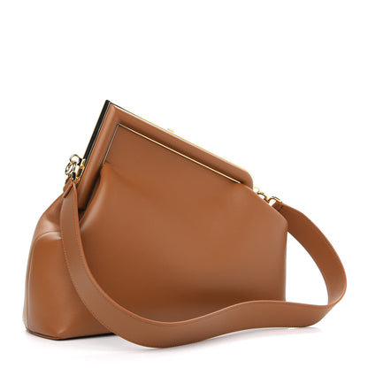 Fendi Shiny Nappa Medium Fendi First Caramello 3 of 10
