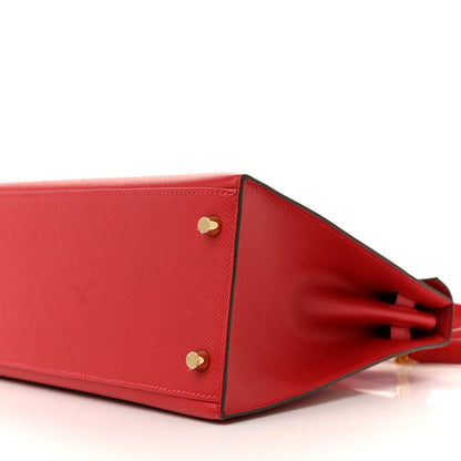 Hermes Epsom Kelly Sellier 28 Rouge Casaque 10 of 15